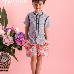 Mix your prints 🫐🌸

#blockprinting #summercolor #boys #kidfashion #bachaa #paris